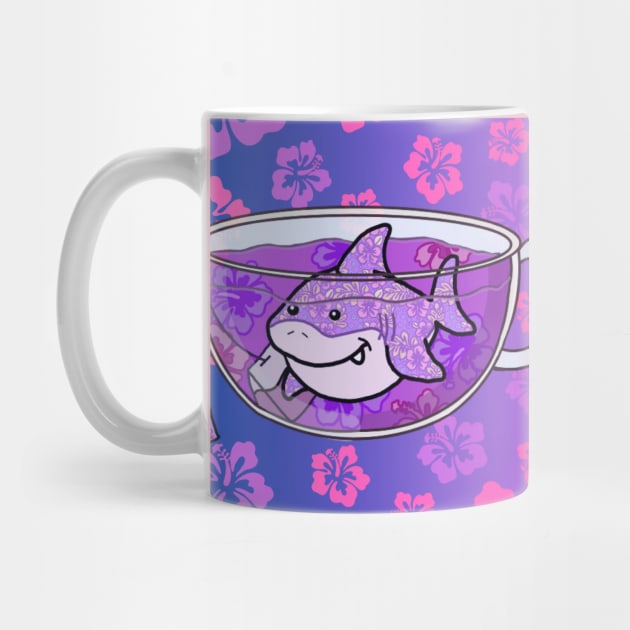 Floral Shark Tea by Octopus Cafe